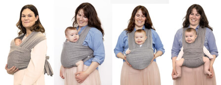 ผ้าอุ้มเด็ก BBLUV - CHIMPAROO - SNUG สีดำ_5